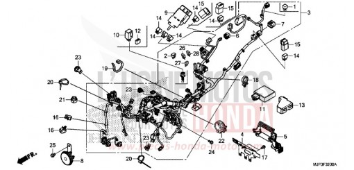 FAISCEAU DES FILS CRF1000DH de 2017